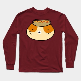 Hotdog Tabby Face Long Sleeve T-Shirt